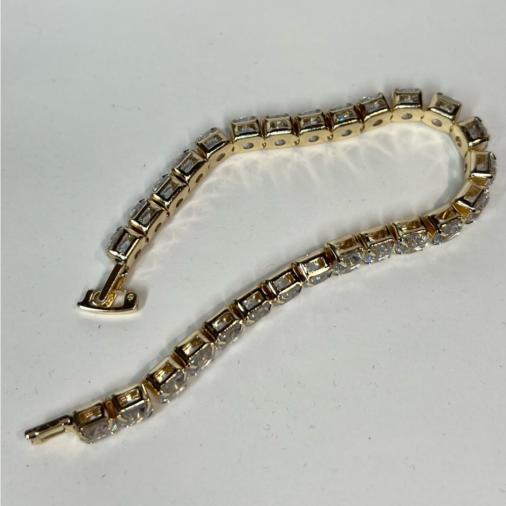 14k gold filled tennis bracelet - Picture 5 of 5